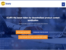 Tablet Screenshot of icury.com